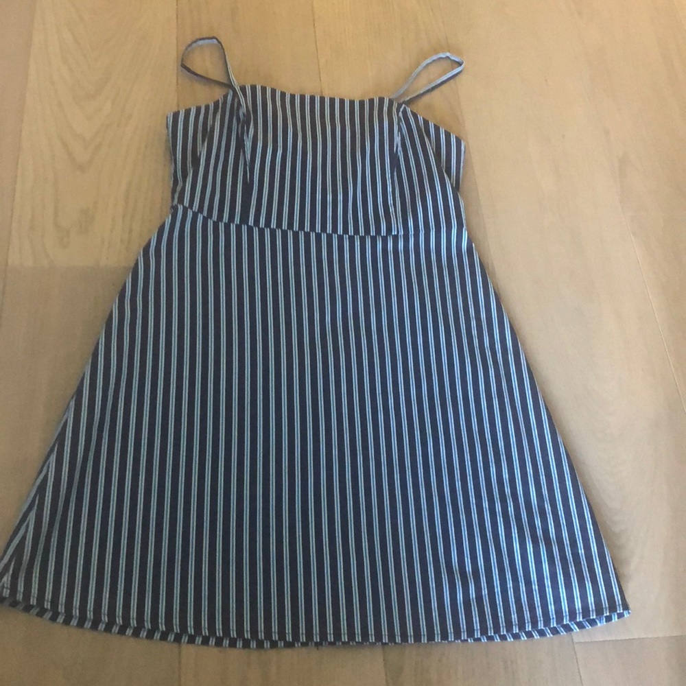 blue striped dress from urban outfitters